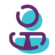 Cartoon of person with tie